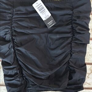 Torrid Black Ruched Skirt